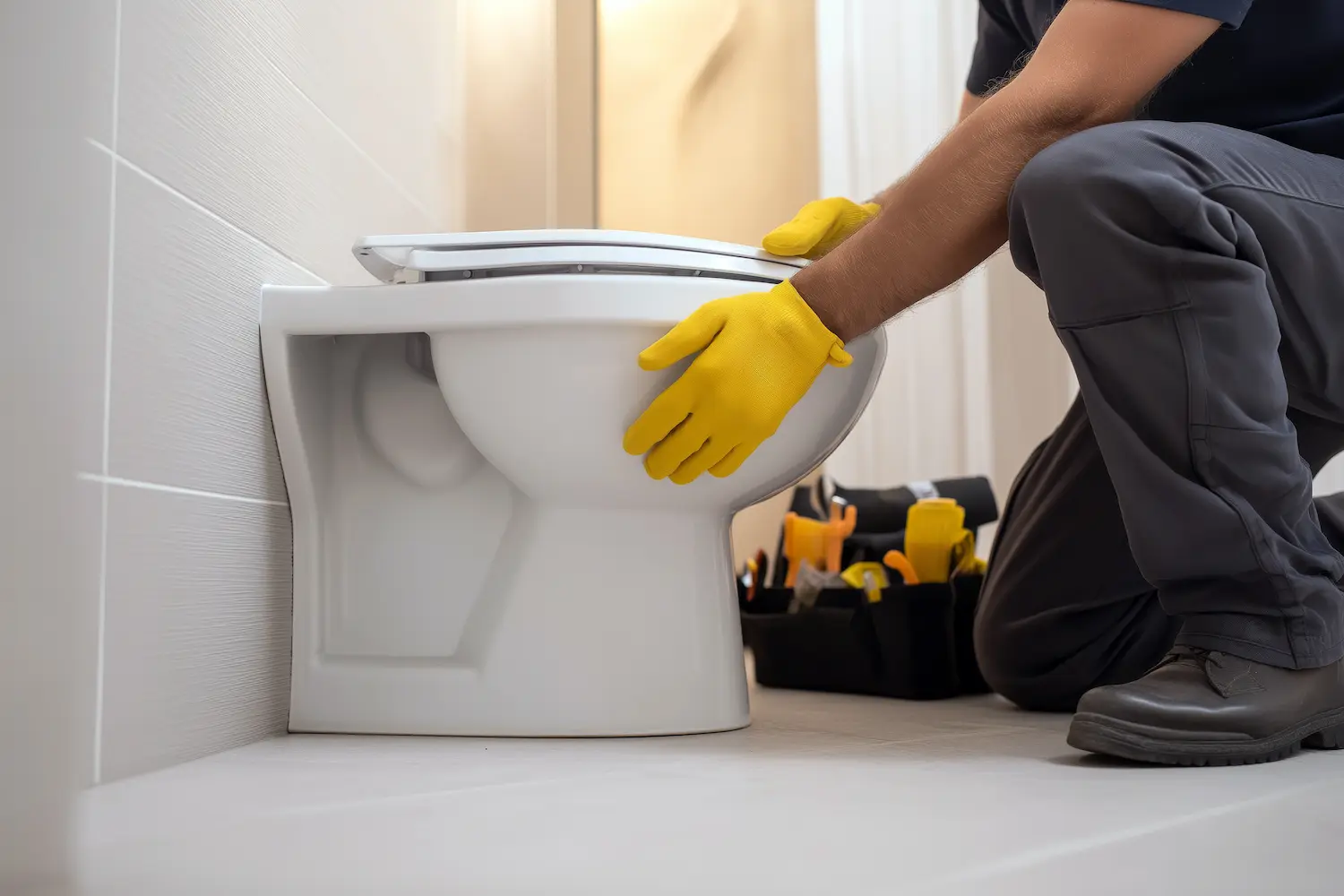 Toilet replacement service Toilet replacement service in Milford by The Toilet Guys